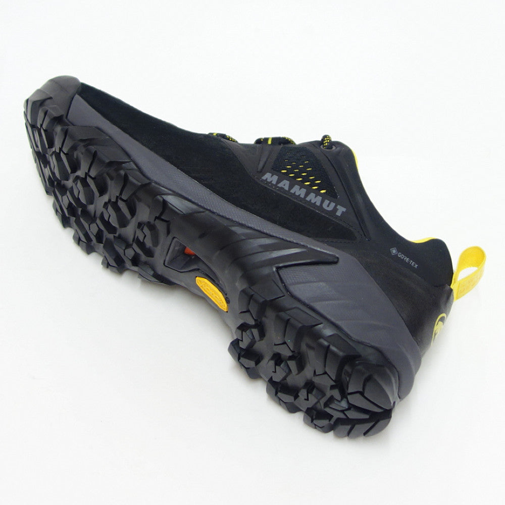 MAMMUT マムート Sapuen Low GTX Men 303004260(メンズ)カラー:black-dark blazing(00574) アウトドアスニーカー ウォーキングシューズ 防水ハイキングシューズ「靴」