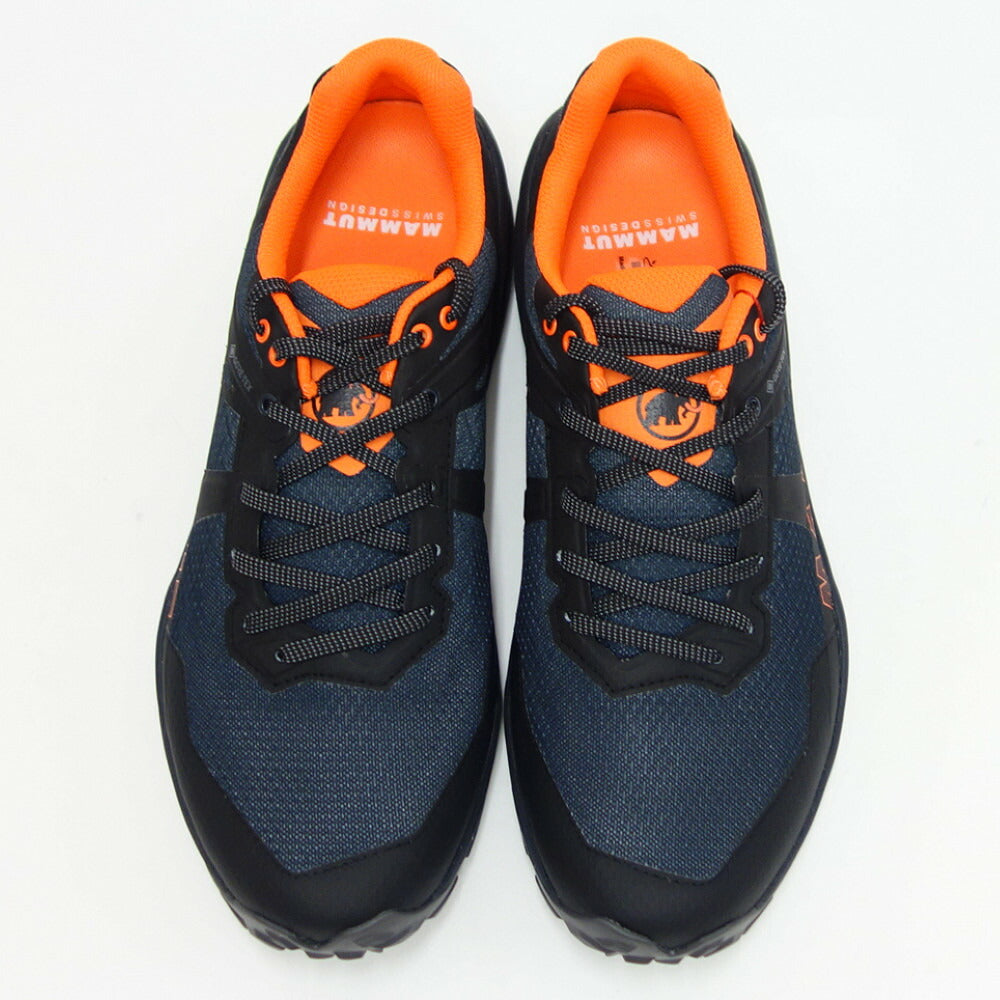 MAMMUT マムート Sertig II Low GTX Men 303004280(メンズ)カラー:black-vibrant orange(00533) アウトドアスニーカー ウォーキングシューズ 防水ハイキングシューズ「靴」