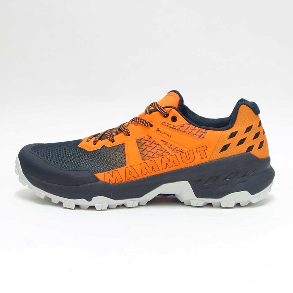 MAMMUT マムート Sertig II Low GTX Men 303004280(メンズ)カラー:black-vibrant orange(00763) アウトドアスニーカー ウォーキングシューズ 防水ハイキングシューズ「靴」