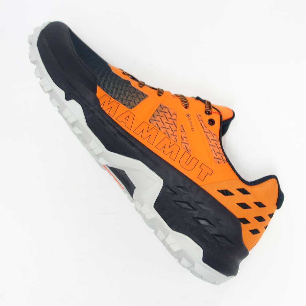 MAMMUT マムート Sertig II Low GTX Men 303004280(メンズ)カラー:black-vibrant orange(00763) アウトドアスニーカー ウォーキングシューズ 防水ハイキングシューズ「靴」