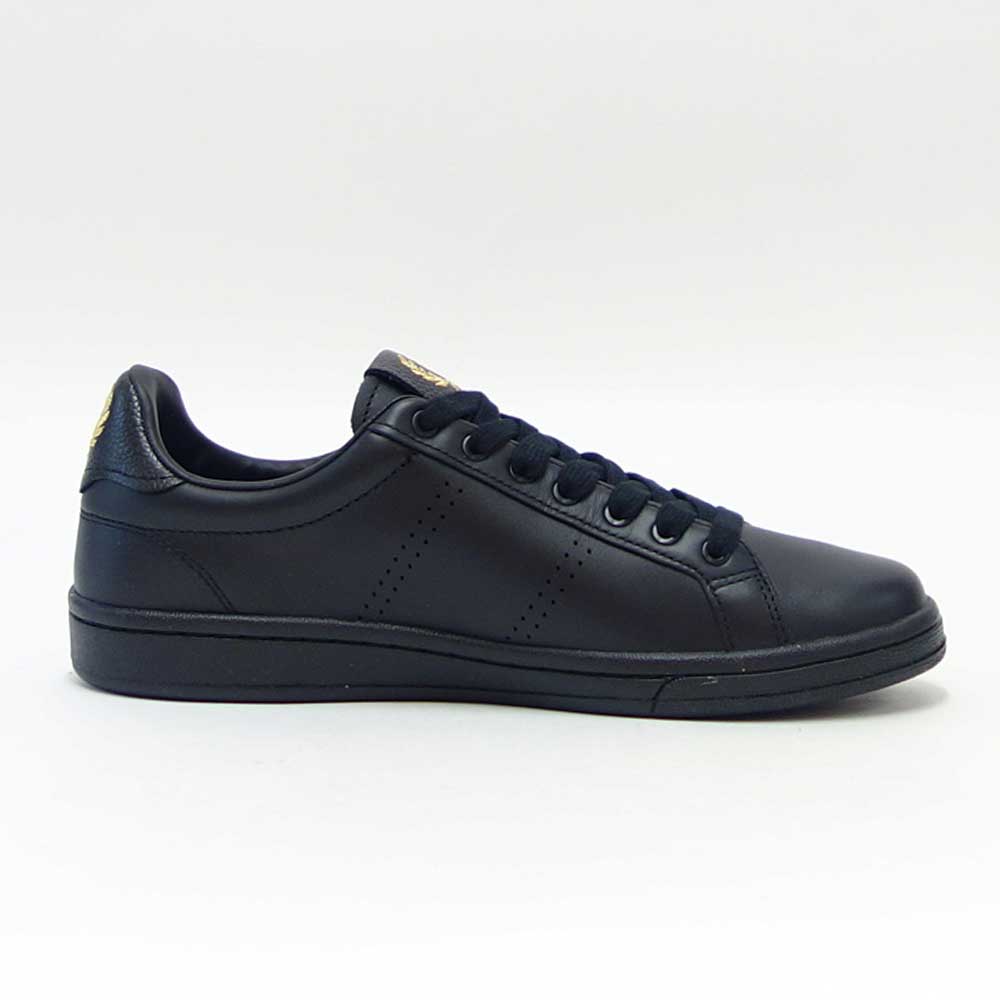 【SALE 20%OFF】 フレッドペリー FRED PERRY B4290 220 B721 LEATHER TAB(ユニセックス) カラー:ブラック 天然皮革 ローカットスニーカー レザースニーカー テニスシューズ メンズ レディース 「靴」