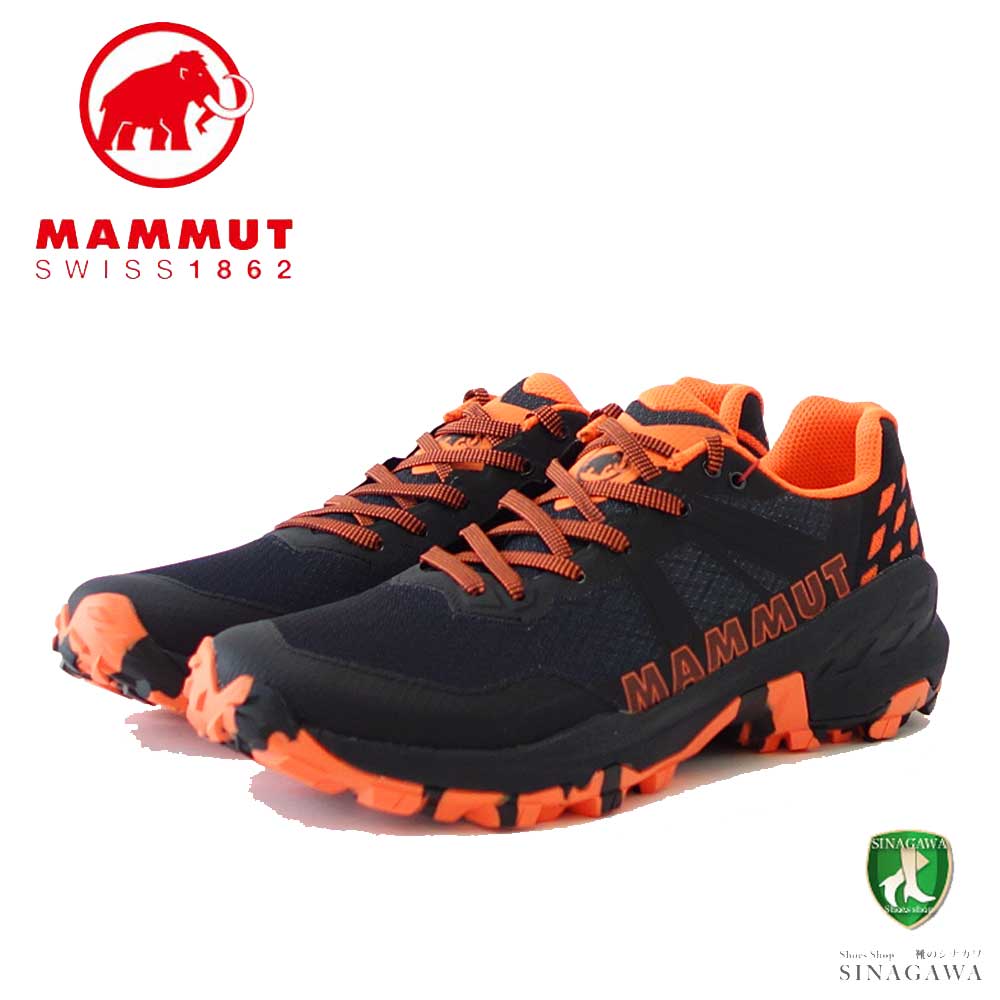 MAMMUT マムート Sertig II Low Men 303004300(メンズ)カラー:black-vibrant orange(00533) アウトドアスニーカー ウォーキングシューズ ハイキングシューズ「靴」