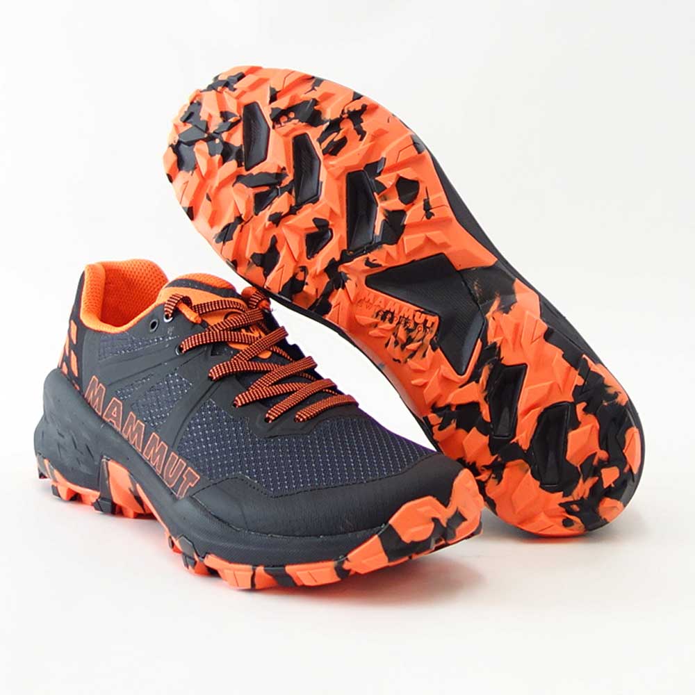 MAMMUT マムート Sertig II Low Men 303004300(メンズ)カラー:black-vibrant orange(00533) アウトドアスニーカー ウォーキングシューズ ハイキングシューズ「靴」