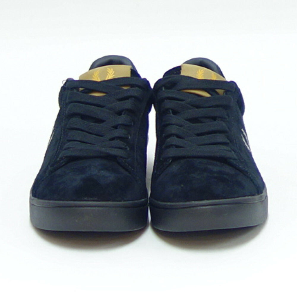 FRED PERRY フレッドペリー B4323102(ユニセックス)SPENCER SUEDE (スペンサー スエード) カラー:BLACK 天然皮革 ローカット スニーカー 「靴」
