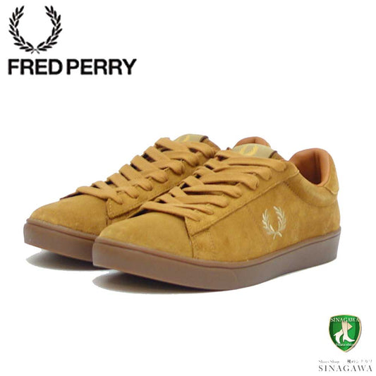 FRED PERRY フレッドペリー  B4323831(メンズ)SPENCER SUEDE (スペンサー スエード) カラー:GINGER 天然皮革 ローカット スニーカー  「靴」