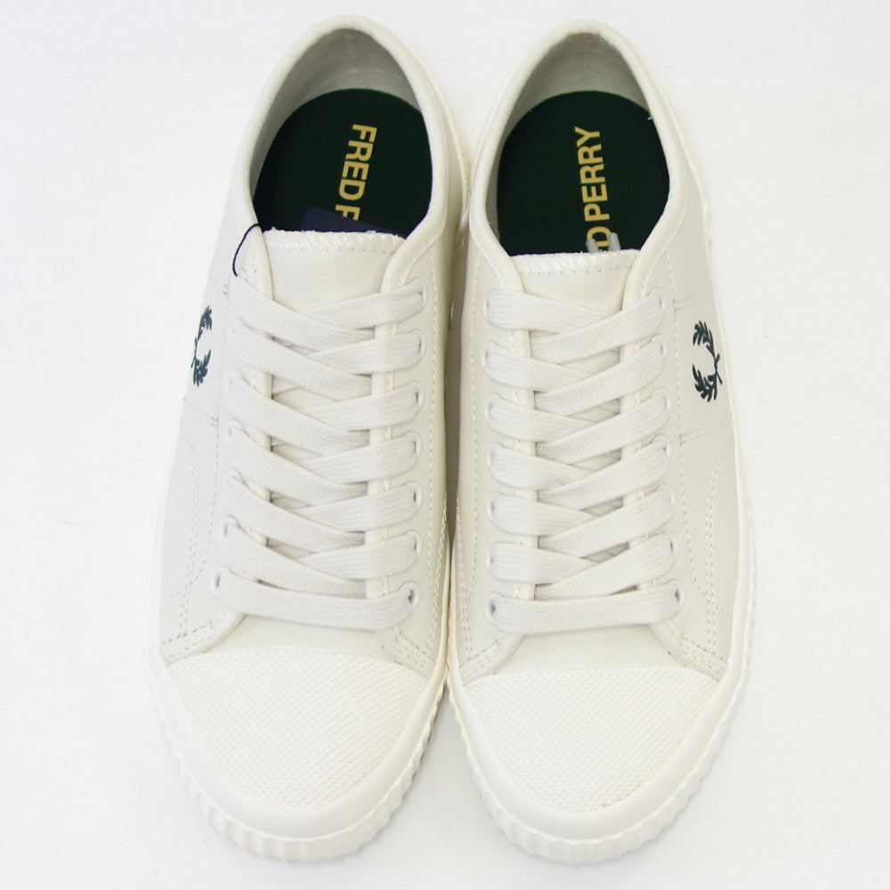 【SALE 20%OFF】 FRED PERRY フレッドペリー  B4328 760(ユニセックス)HUGHES LOW LEATHER カラー:Light Ecru  天然皮革 ローカットスニーカー テニスシューズ  「靴」