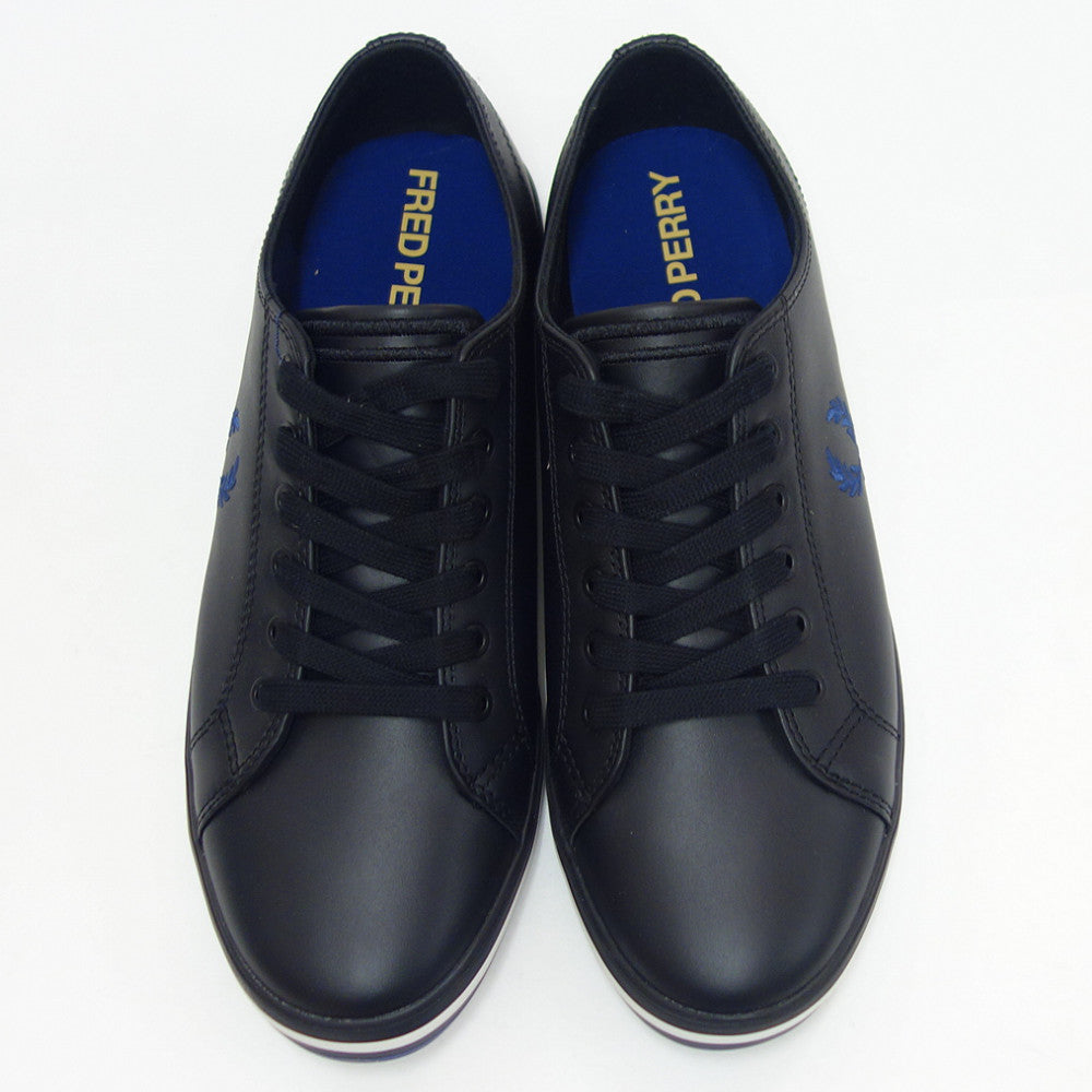 FRED PERRY フレッドペリー B4333 102(ユニセックス)KINGSTON LEATHER カラー:Black 天然皮革 ローカットスニーカー テニスシューズ 「靴」