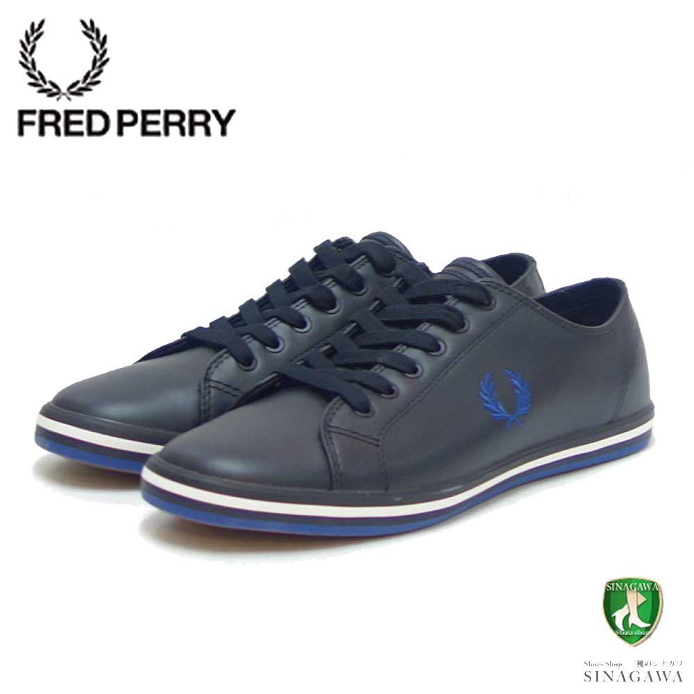 FRED PERRY フレッドペリー B4333 102(ユニセックス)KINGSTON LEATHER カラー:Black 天然皮革 ローカットスニーカー テニスシューズ 「靴」