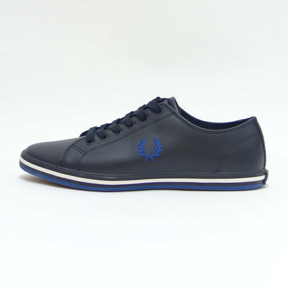 FRED PERRY フレッドペリー B4333 102(ユニセックス)KINGSTON LEATHER カラー:Black 天然皮革 ローカットスニーカー テニスシューズ 「靴」