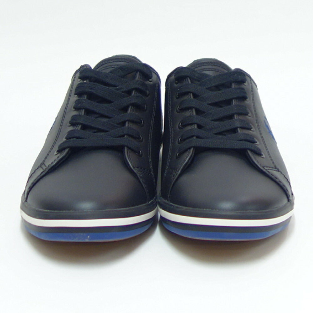 FRED PERRY フレッドペリー B4333 102(ユニセックス)KINGSTON LEATHER カラー:Black 天然皮革 ローカットスニーカー テニスシューズ 「靴」