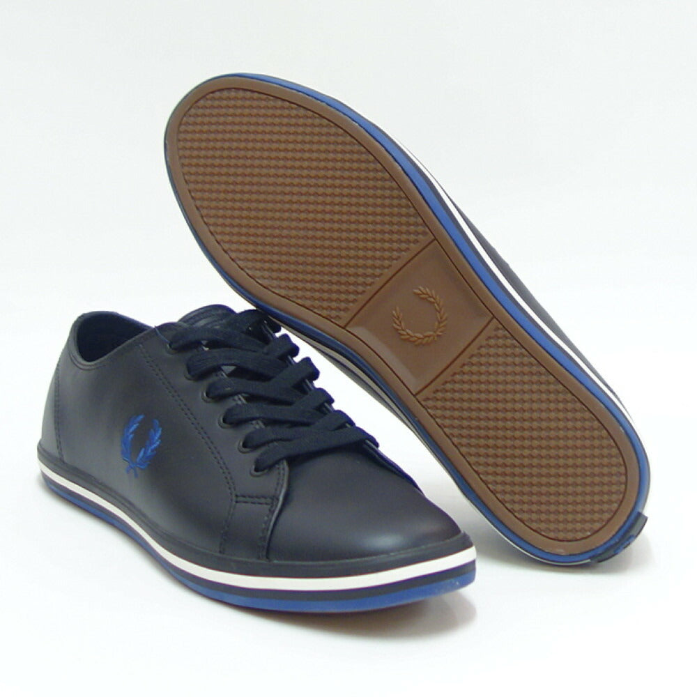 FRED PERRY フレッドペリー B4333 102(ユニセックス)KINGSTON LEATHER カラー:Black 天然皮革 ローカットスニーカー テニスシューズ 「靴」