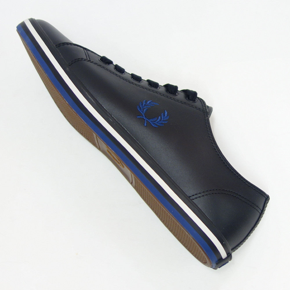 FRED PERRY フレッドペリー B4333 102(ユニセックス)KINGSTON LEATHER カラー:Black 天然皮革 ローカットスニーカー テニスシューズ 「靴」