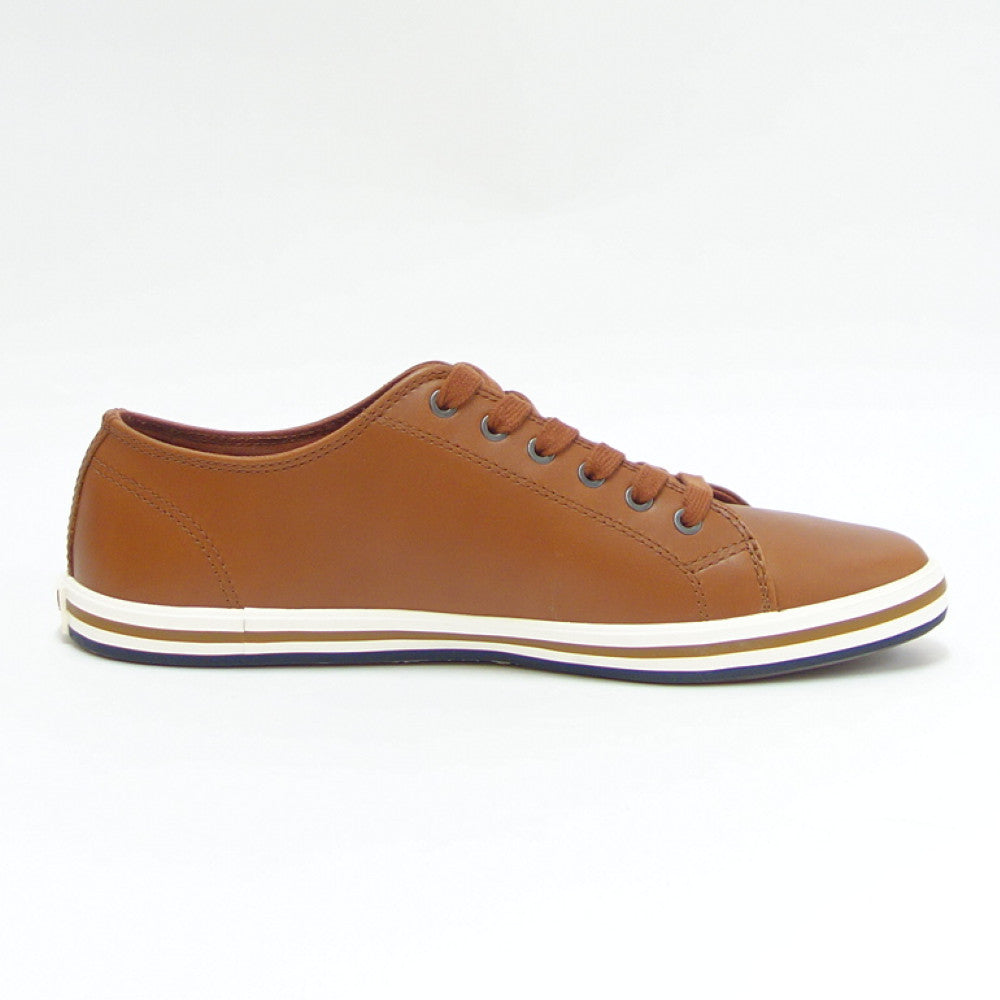 FRED PERRY フレッドペリー B4333 C55(ユニセックス)KINGSTON LEATHER カラー:Tan 天然皮革 ローカットスニーカー テニスシューズ 「靴」