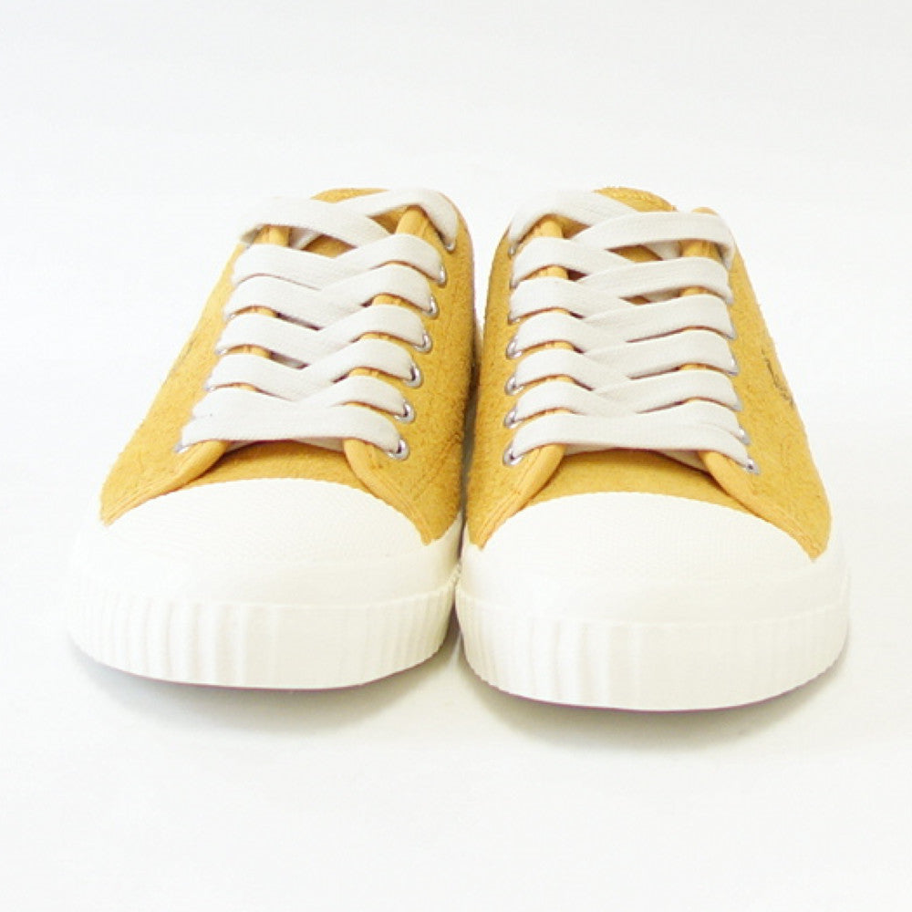 FRED PERRY フレッドペリー B4338 P95(ユニセックス)HUGHES LOW TEXTURD SUEDE カラー:Golden Hour 天然皮革 ローカットスニーカー テニスシューズ 「靴」