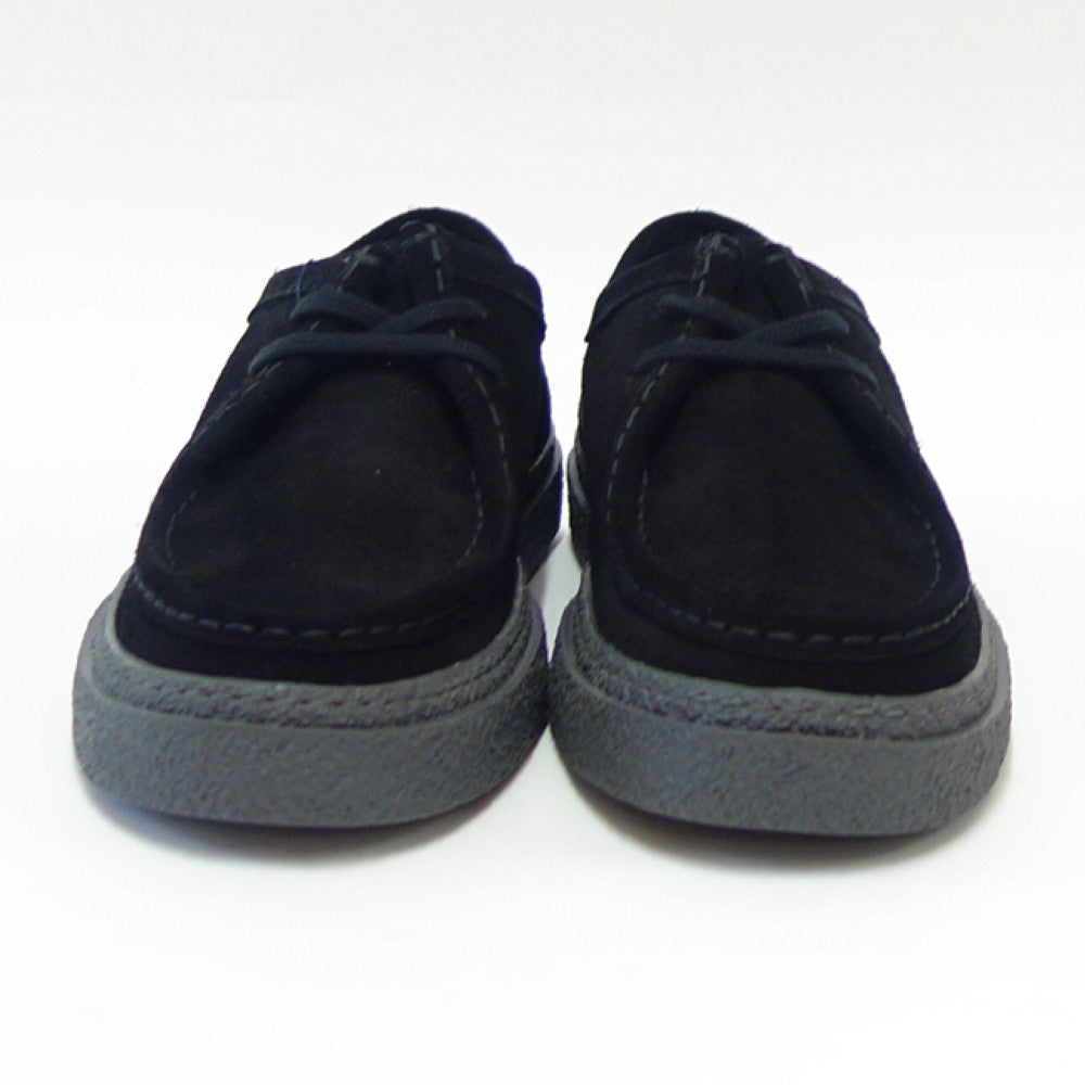 FRED PERRY フレッドペリー B 4350 102(ユニセックス)Dawson Low Suede (ダーソン) カラー:ブラック スエードレザー ローカットスニーカー ポルトガル製 「靴」