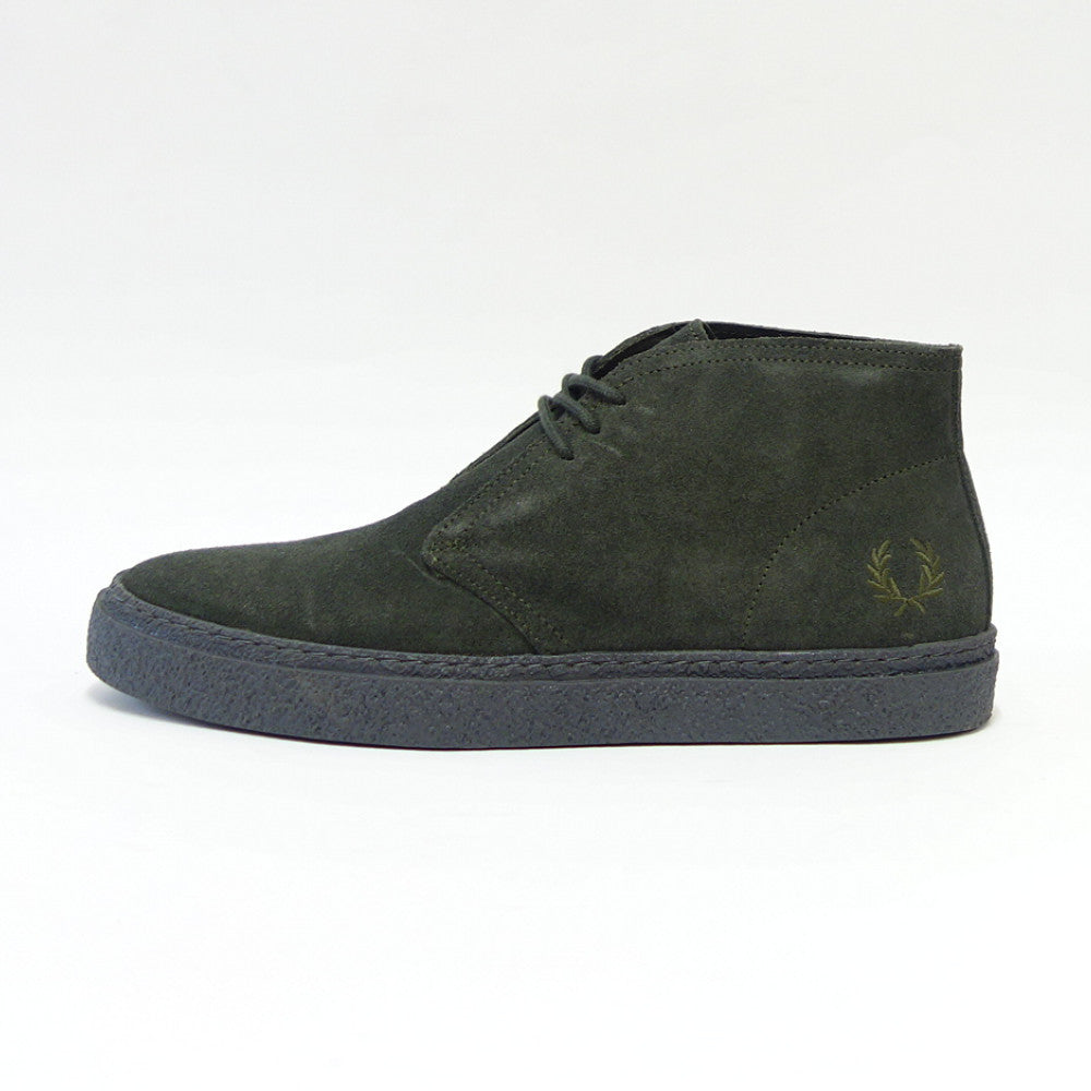 FRED PERRY フレッドペリー B 4361 638(ユニセックス)Hawley Suede (ホーリー) カラー:FIELD GREEN スエードレザー デザートブーツ ポルトガル製 「靴」