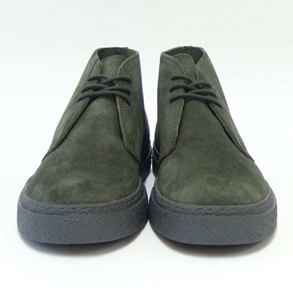 FRED PERRY フレッドペリー B 4361 638(ユニセックス)Hawley Suede (ホーリー) カラー:FIELD GREEN スエードレザー デザートブーツ ポルトガル製 「靴」