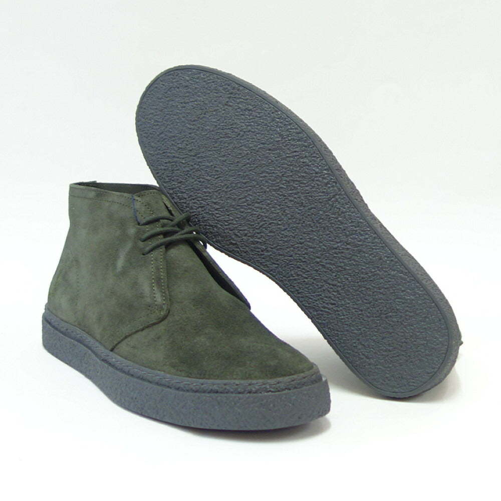 FRED PERRY フレッドペリー B 4361 638(ユニセックス)Hawley Suede (ホーリー) カラー:FIELD GREEN スエードレザー デザートブーツ ポルトガル製 「靴」