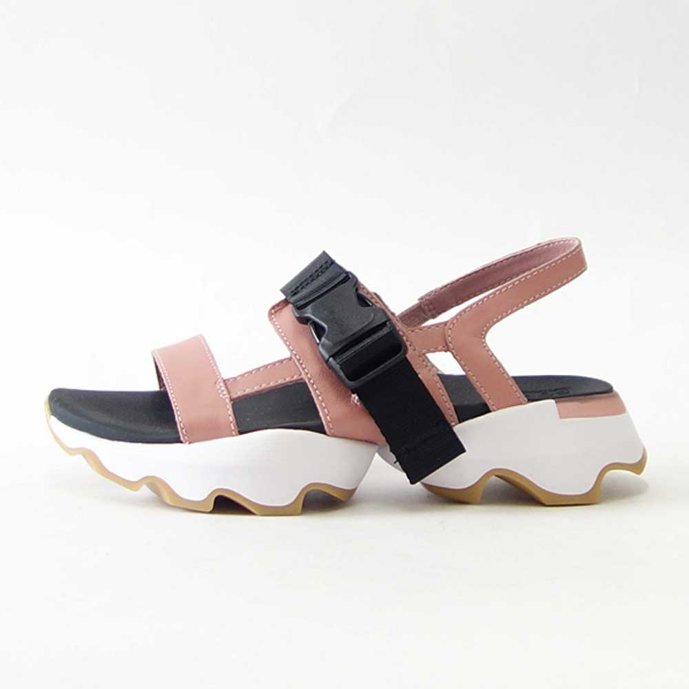 【SALE 50%OFF】 ソレル SOREL NL 4697(レディース サンダル) キネティックインパクトスリング:Eraser Pink / ホワイト (659) 天然皮革 アンクルストラップ サンダル「靴」