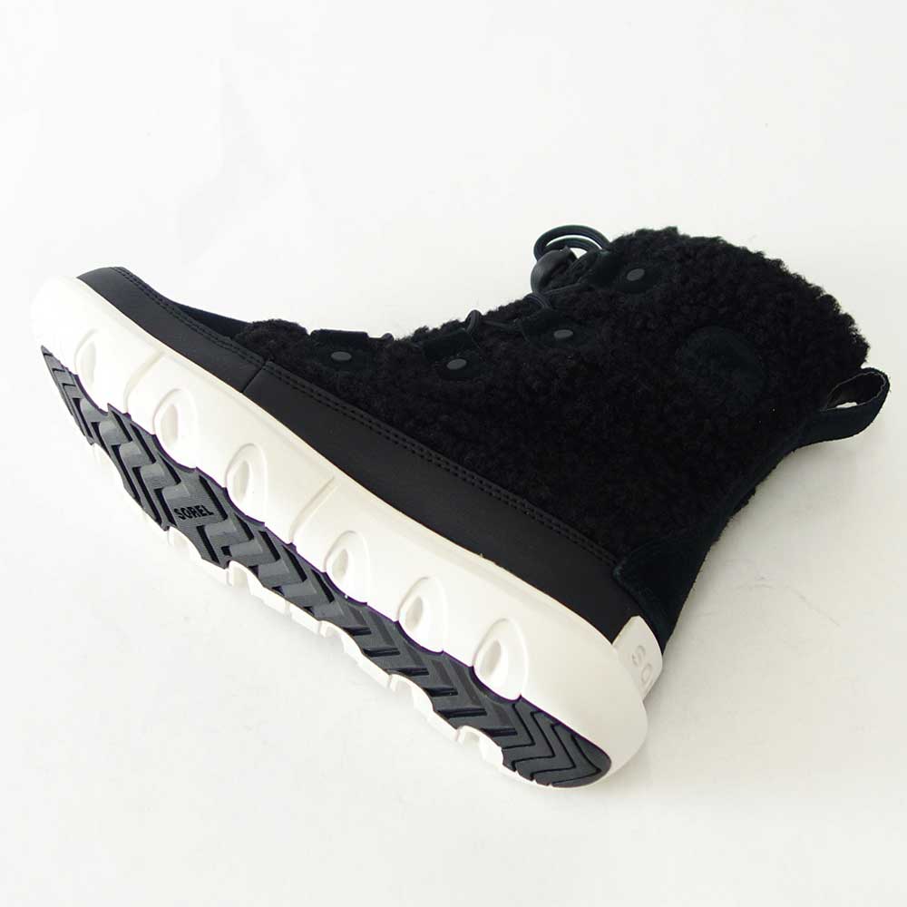 【SALE 30%OFF】 ソレル SOREL NY 4894(ユース)ソレルエクスプローラーコージー:ブラック (010)   ジュニア キッズ ショートブーツ 「靴」