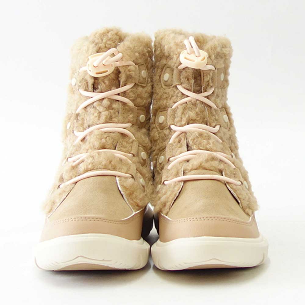 【SALE 30%OFF】 ソレル SOREL NY 4894(ユース)ソレルエクスプローラーコージー:Canoe / Chalk (262) ジュニア キッズ ショートブーツ 「靴」