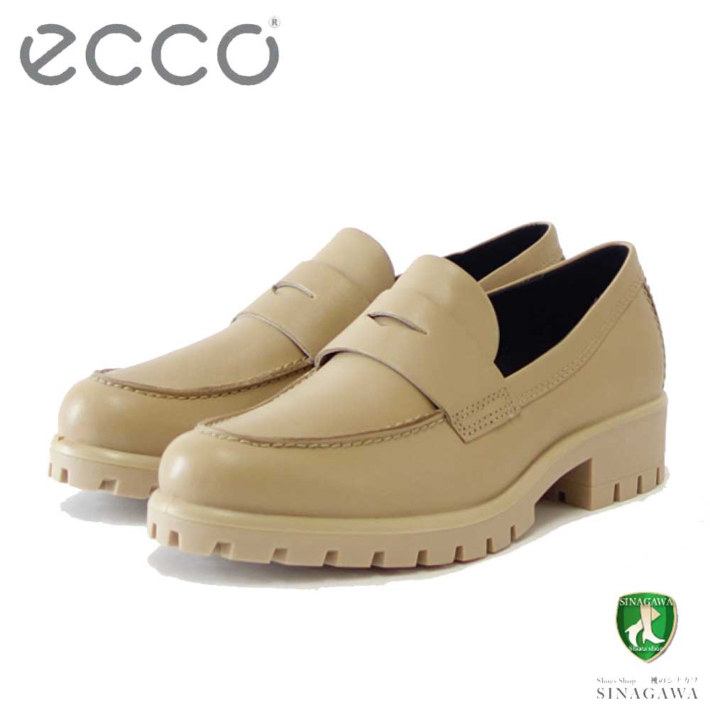 エコー ECCO MODTRAY WOMEN'S MOC-TOE PENNY LOAFER ベージュ 49001301631 (レディース)快適な履き心地のレザーローファー  スリッポン 「靴」