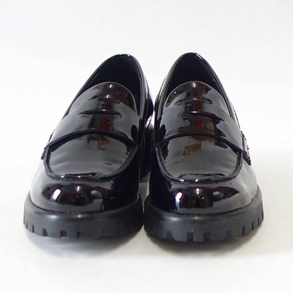 エコー ECCO MODTRAY WOMEN'S MOC-TOE PENNY LOAFER ブラックエナメル 49001321001 (レディース)快適な履き心地のレザーローファー  スリッポン 「靴」