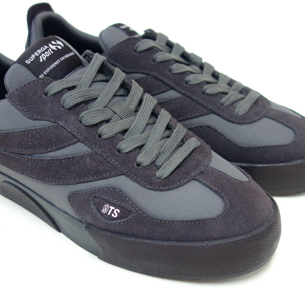 スペルガSUPERGA14999TSCOURT(レディース)GREYMAGNET/BLACKBRISTOL(4a7141vwan2)スエードレザースニーカー「靴」