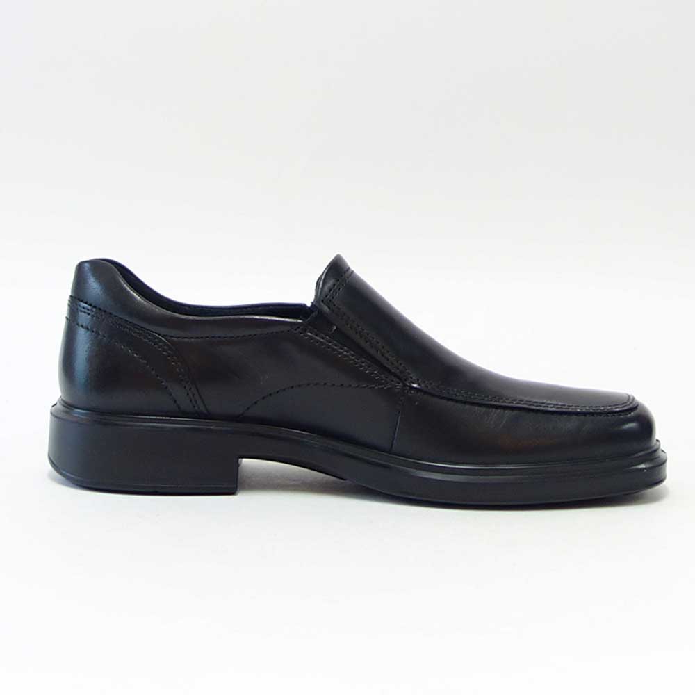 エコー ECCO HELSINKI 2 MEN'S SLIP-ON 500154 01001 ブラック(メンズ)上質レザーのビジネスシューズ スリッポン スクエアトゥ「靴」