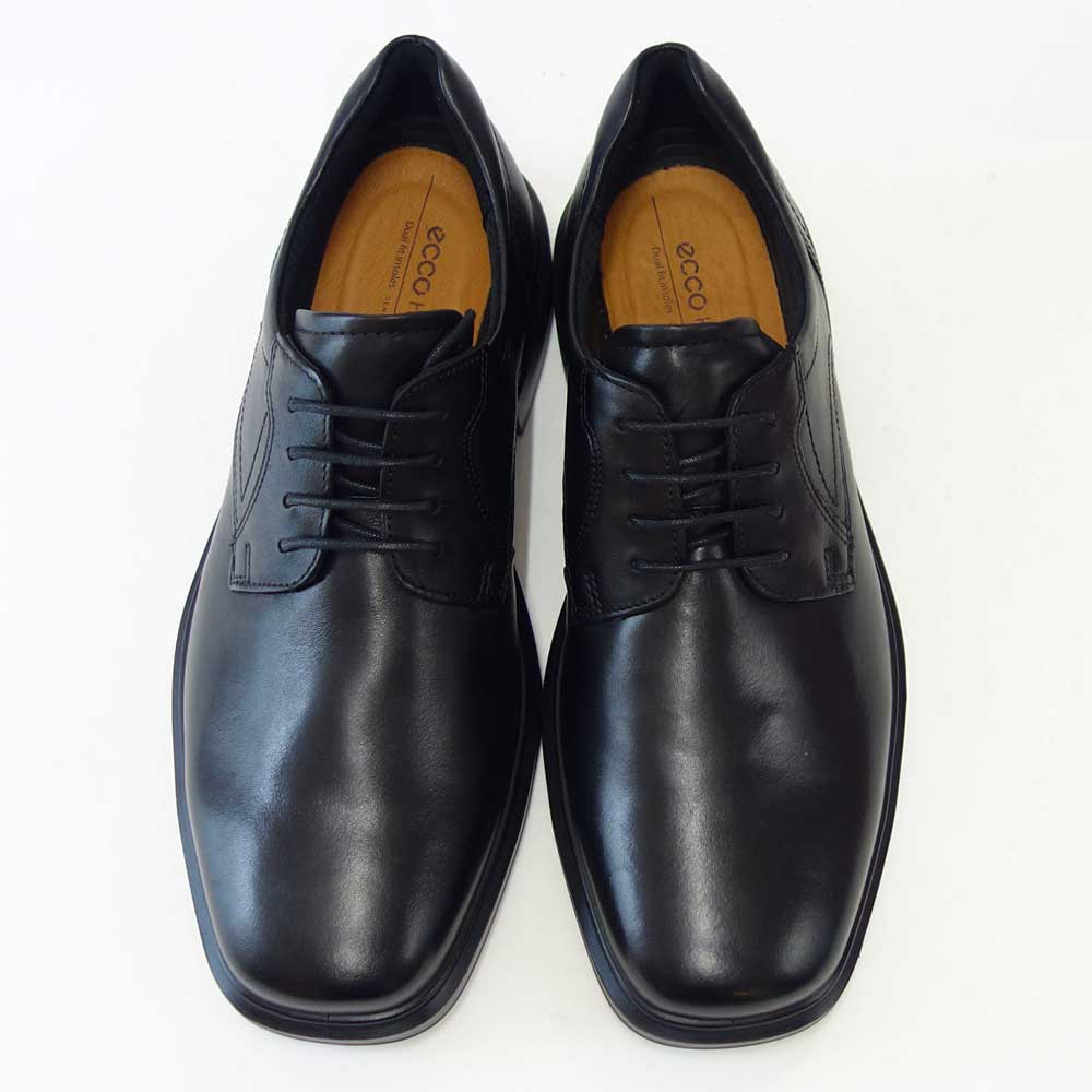 エコー ECCO HELSINKI 2 MEN'S PLAIN DERBY 500164 01001 ブラック(メンズ)上質レザーのビジネスシューズ レースアップ スクエアトゥ「靴」