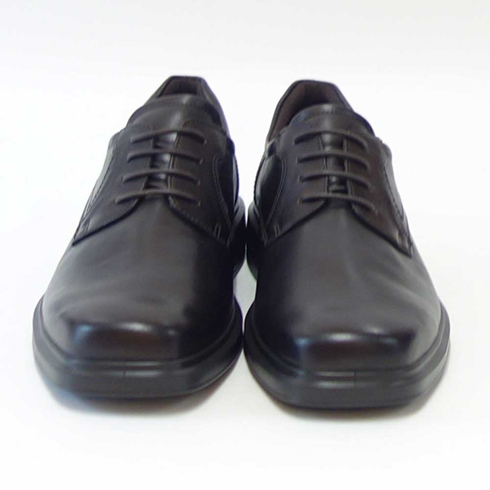 エコー ECCO HELSINKI 2 MEN'S PLAIN DERBY 500164 02178 ダークブラウン (メンズ)上質レザーのビジネスシューズ レースアップ スクエアトゥ「靴」
