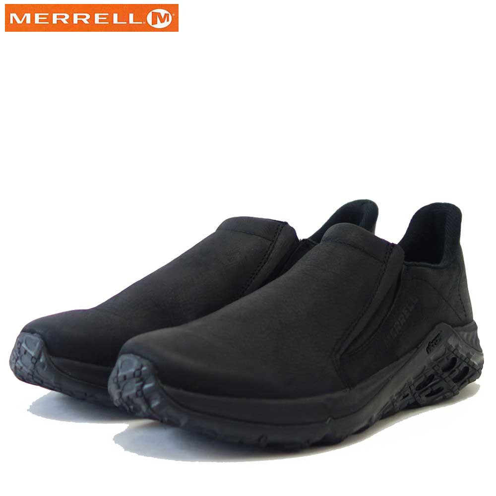 メレル MERRELL ジャングル モック 2.0 エーシープラス JUNGLE MOC 2.0 AC+ (メンズ)5002199 ブラック スムース レザースニーカー スリッポン「靴」