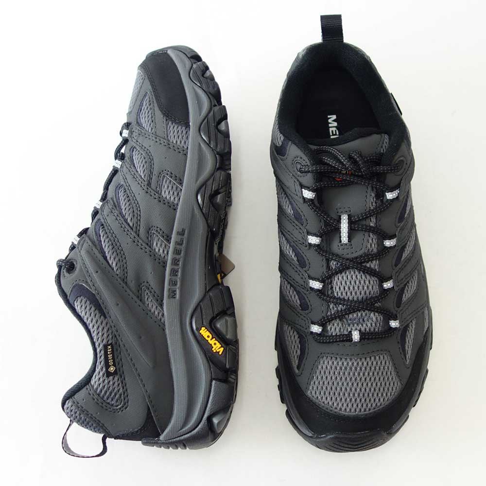 メレル MERRELL (メンズ)モアブ 3 シンセティック ゴアテックス MOAB 500243w (幅広) ローカット カラー(グラナイト) GORE-TEX 完全防水 通気性メッシュ アウトドアシューズ ウォーキング ハイキング トレイル 「靴」