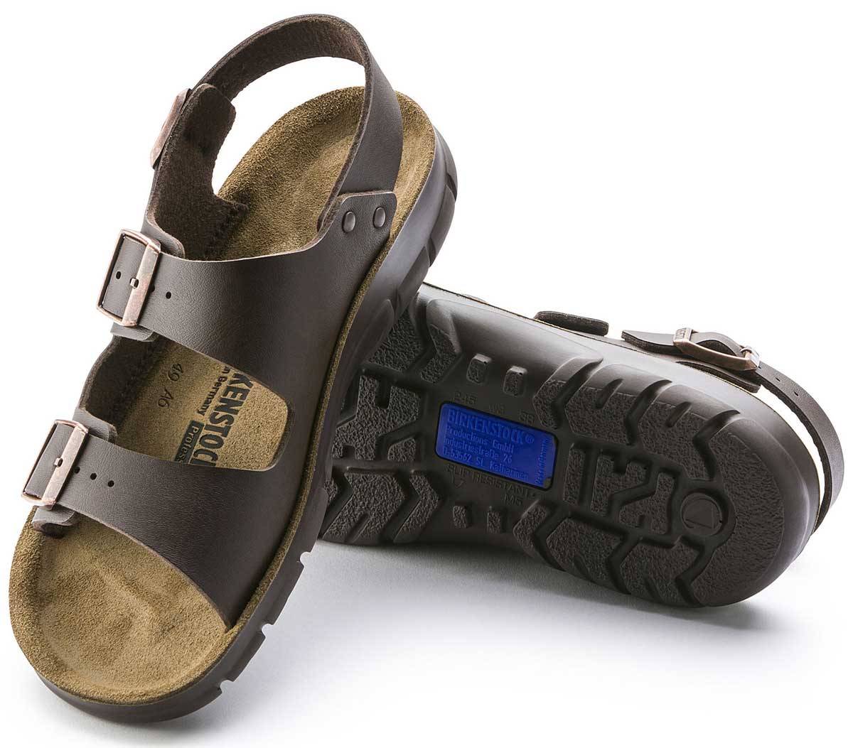 ビルケンシュトック BIRKENSTOCK プロフェッショナル KANO(カノ)GP 500801 ブラウン(メンズ サンダル)衝撃吸収ヒールパッド 「靴 」