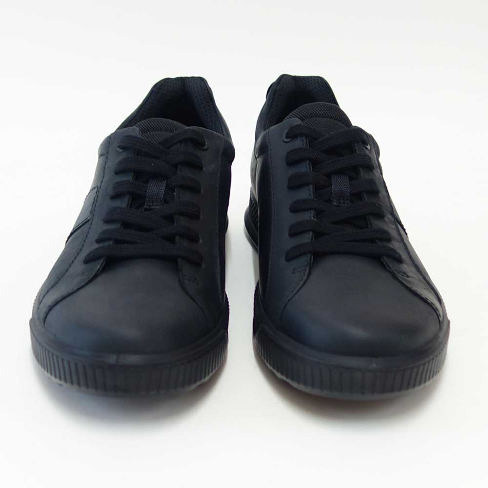 エコーECCOBYWAYMEN'SSNEAKERブラック50159451052(メンズ)快適な履き心地のレザースニーカーレースアップウォーキングシューズ旅行「靴」