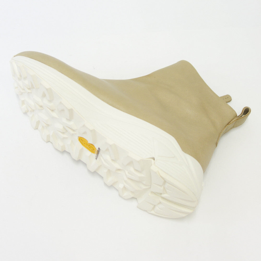 【SALE 50%OFF】 SAYA(サヤ) 50926 ベージュ アンクルブーツ レザースニーカー「靴」