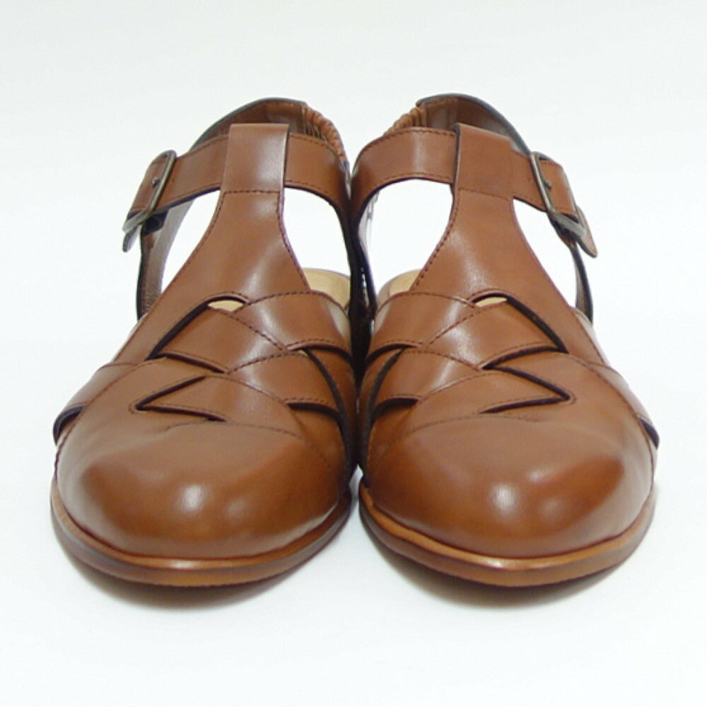 【SALE 20%OFF】 SAYA(サヤ) 51116 ブラウン 天然皮革 グルカサンダル ストラップサンダル 天然皮革 日本製「靴」