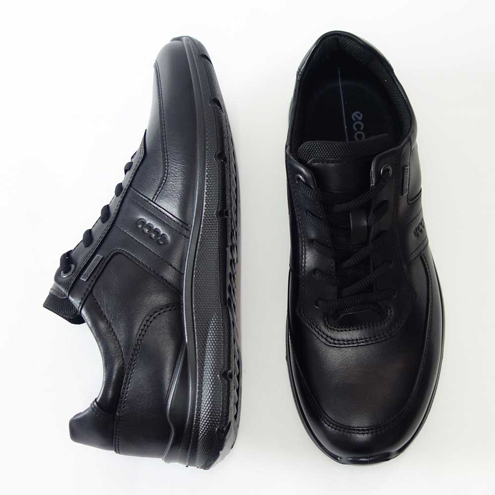 エコー ECCO IRVING ブラック 511614 01001(メンズ)GORE-TEX 防水 天然皮革 ウォーキング シューズ コンフォート 「靴」