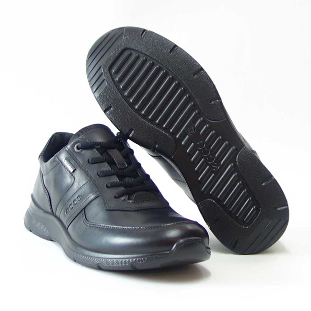 エコー ECCO IRVING ブラック 511614 01001(メンズ)GORE-TEX 防水 天然皮革 ウォーキング シューズ コンフォート 「靴」