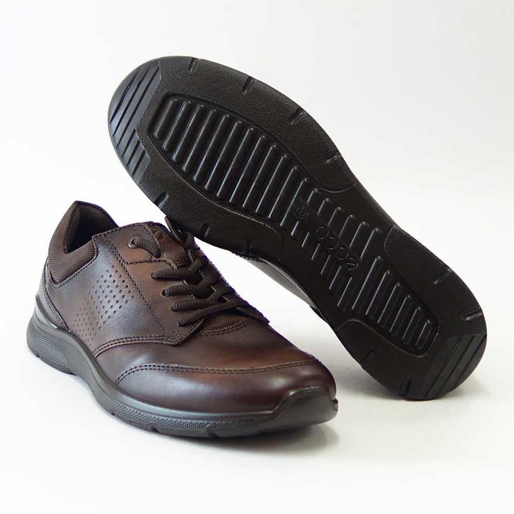 エコー ECCO IRVING ココアブラウン 511734 55738(メンズ)天然皮革 ウォーキング シューズ コンフォート 「靴」