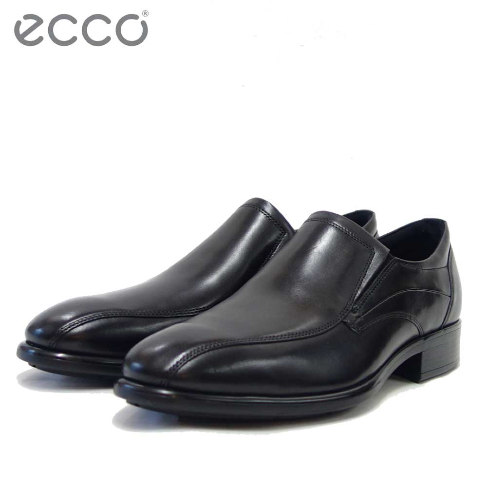 エコー ECCO CITYTRAY Slip-on 512714 01001 ブラック(メンズ)上質レザー 天然皮革 ビジネスシューズ スリッポン「靴」
