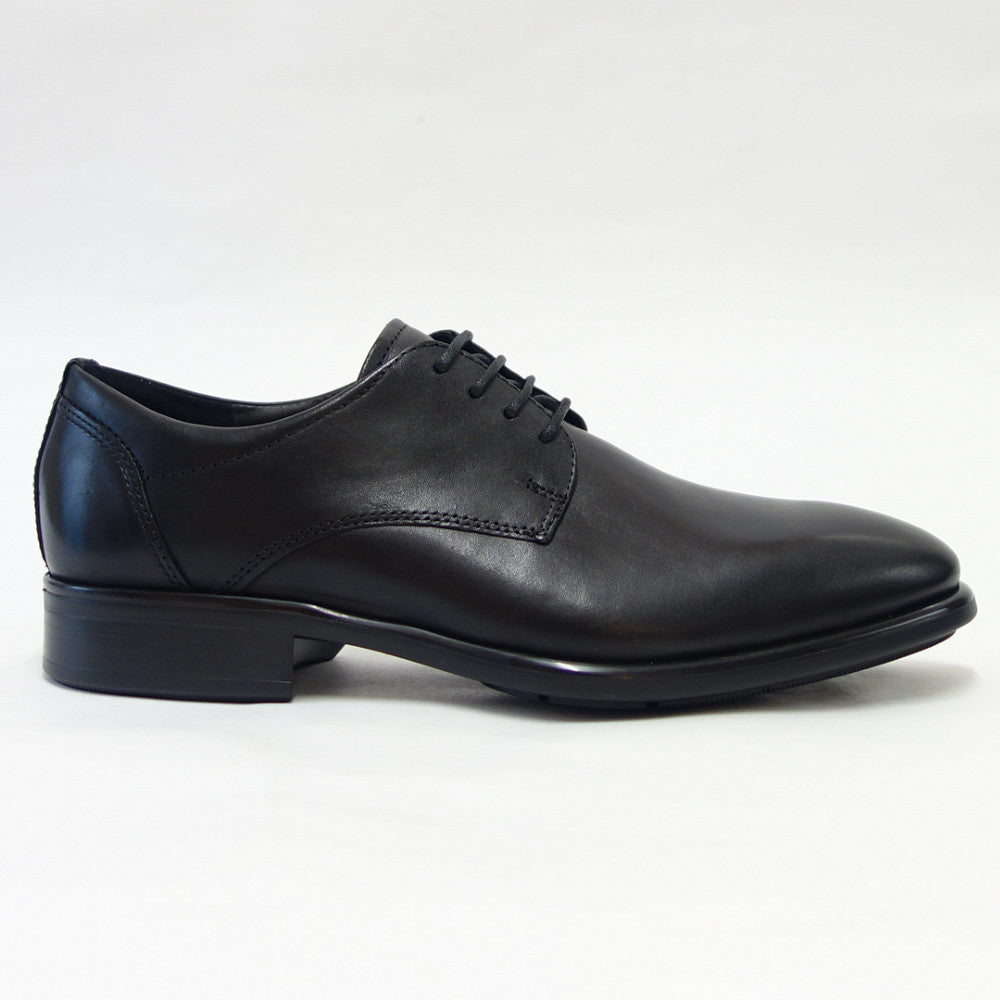 エコー ECCO CITYTRAY Plain 512734 01001 ブラック(メンズ)上質レザーのビジネスシューズ プレーントゥ レースアップ「靴」
