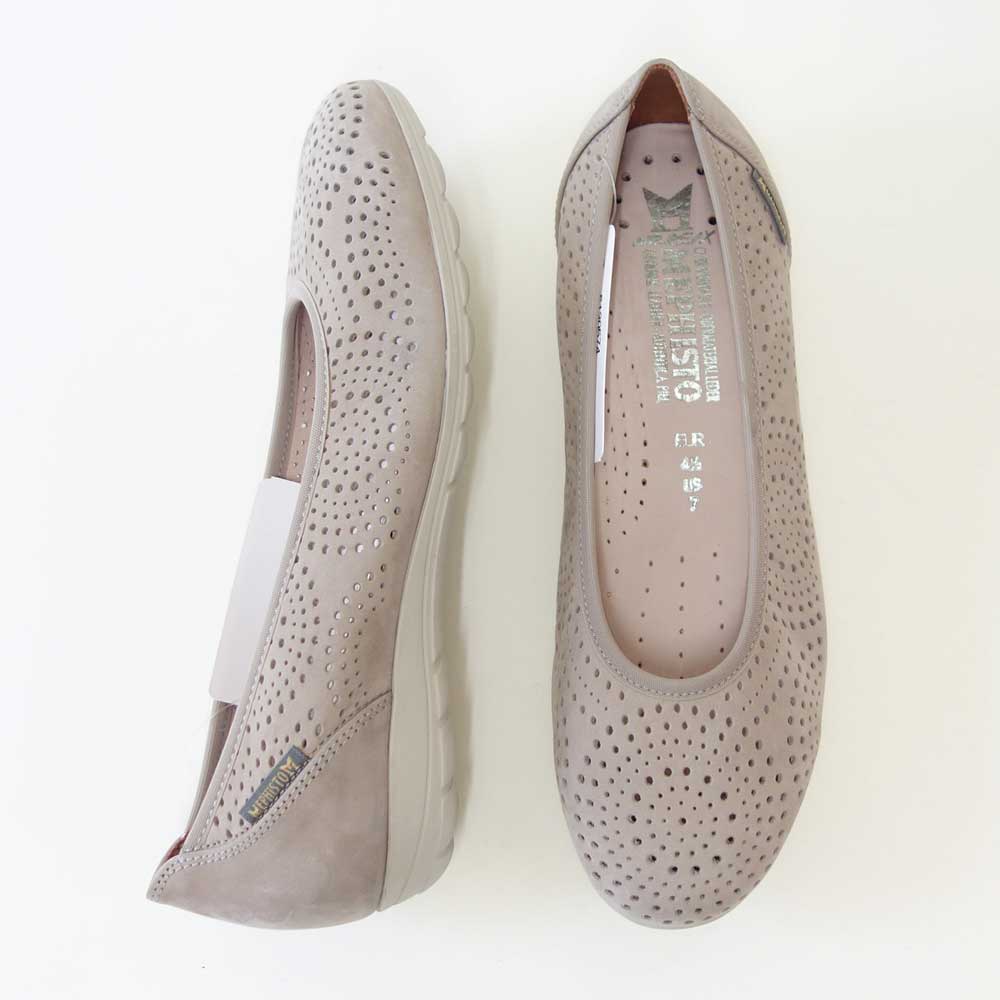 メフィストMEPHISTOELSIEPERF(エルシーパフォーマンス)ライトトープ5130574天然皮革バレエシューズウォーキングシューズスリッポン(レディース)「靴」正規品快適靴旅行