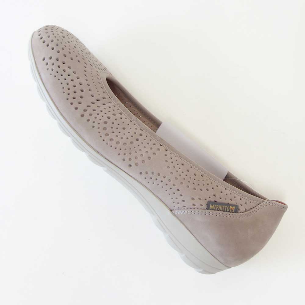 メフィストMEPHISTOELSIEPERF(エルシーパフォーマンス)ライトトープ5130574天然皮革バレエシューズウォーキングシューズスリッポン(レディース)「靴」正規品快適靴旅行
