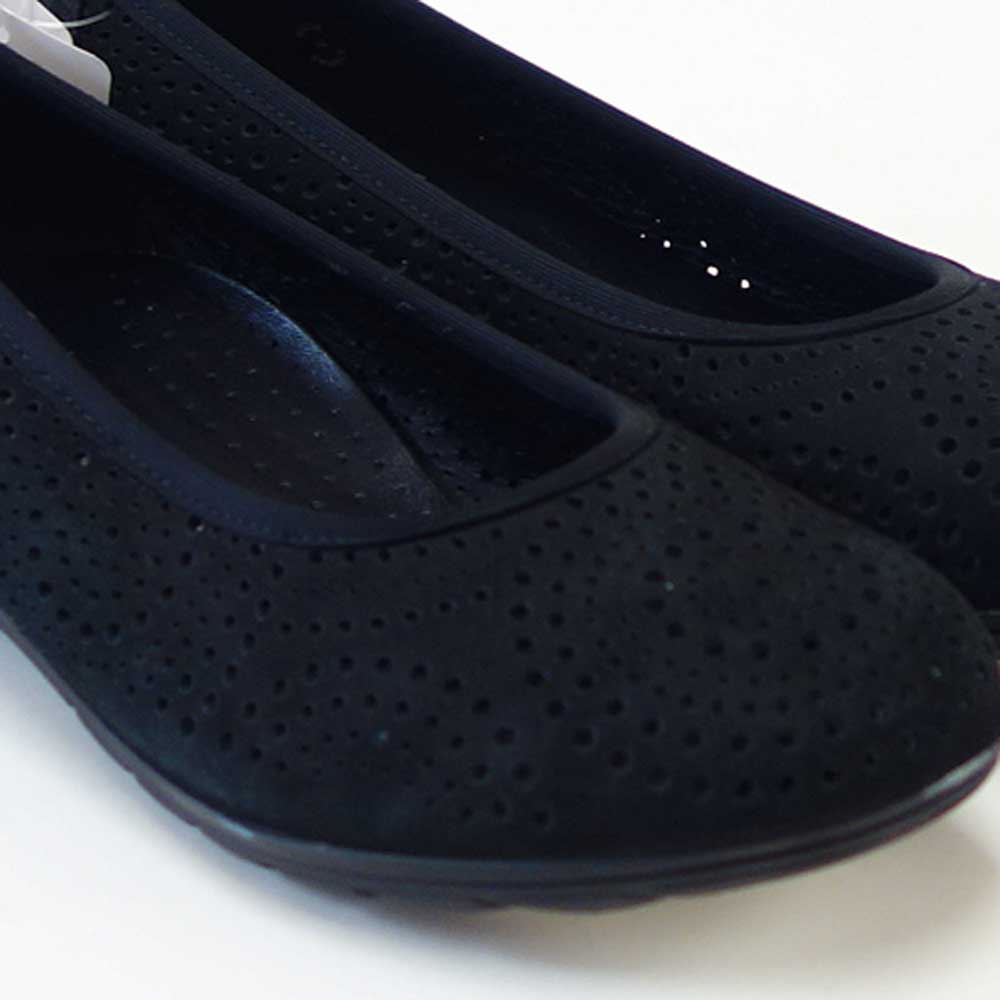 メフィストMEPHISTOELSIEPERF(エルシーパフォーマンス)ブラック5130575天然皮革バレエシューズウォーキングシューズスリッポン(レディース)「靴」正規品快適靴旅行