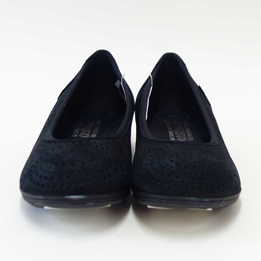 メフィストMEPHISTOELSIEPERF(エルシーパフォーマンス)ブラック5130575天然皮革バレエシューズウォーキングシューズスリッポン(レディース)「靴」正規品快適靴旅行