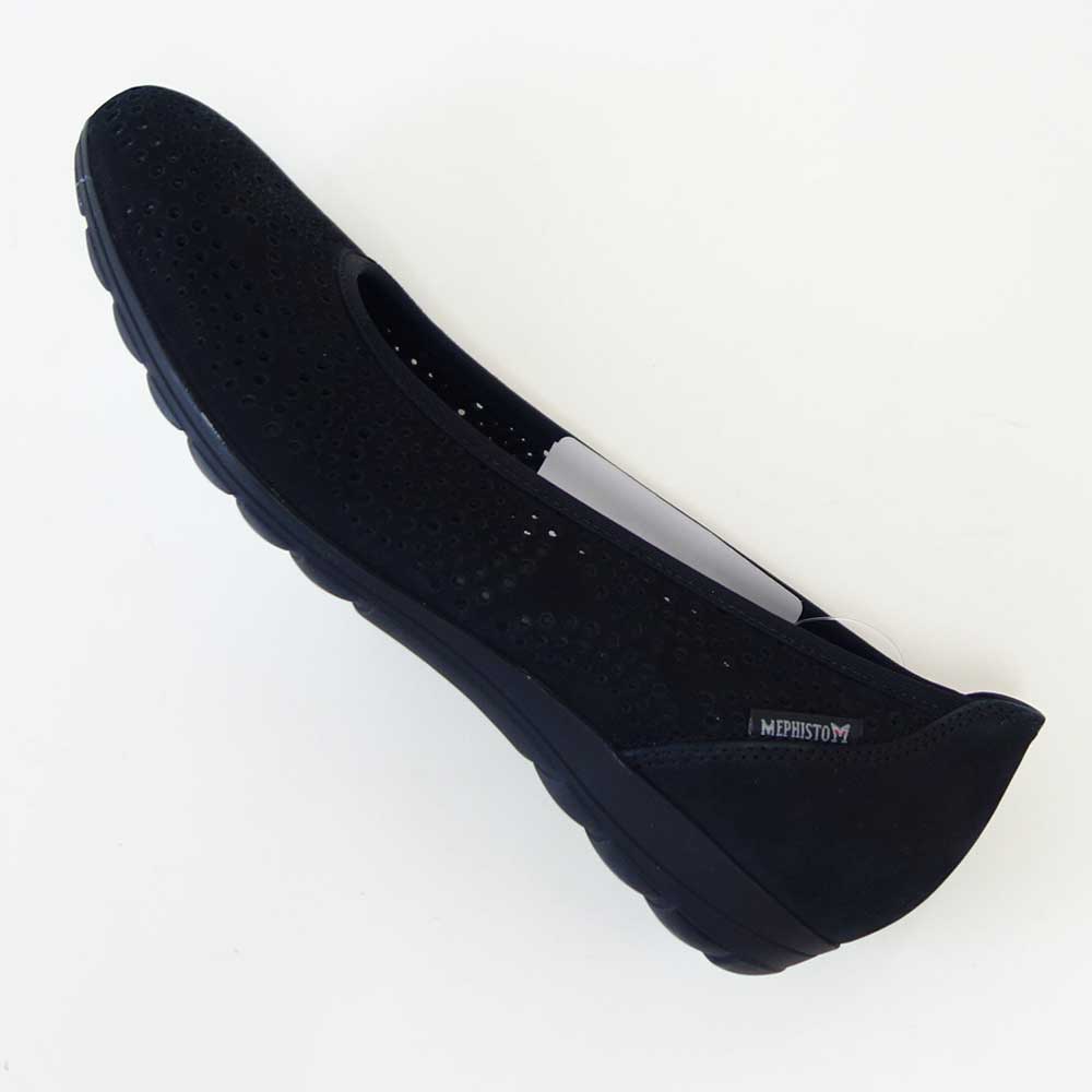 メフィストMEPHISTOELSIEPERF(エルシーパフォーマンス)ブラック5130575天然皮革バレエシューズウォーキングシューズスリッポン(レディース)「靴」正規品快適靴旅行