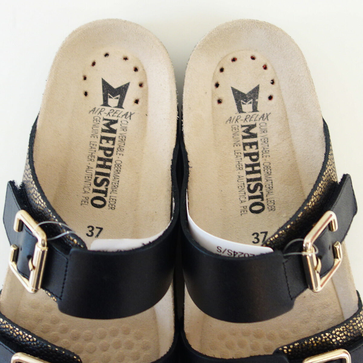 メフィストMEPHISTOMAYA(マヤ)ブラック5144306天然皮革フラットサンダルコンフォートサンダル(レディース)「靴」正規品快適靴旅行