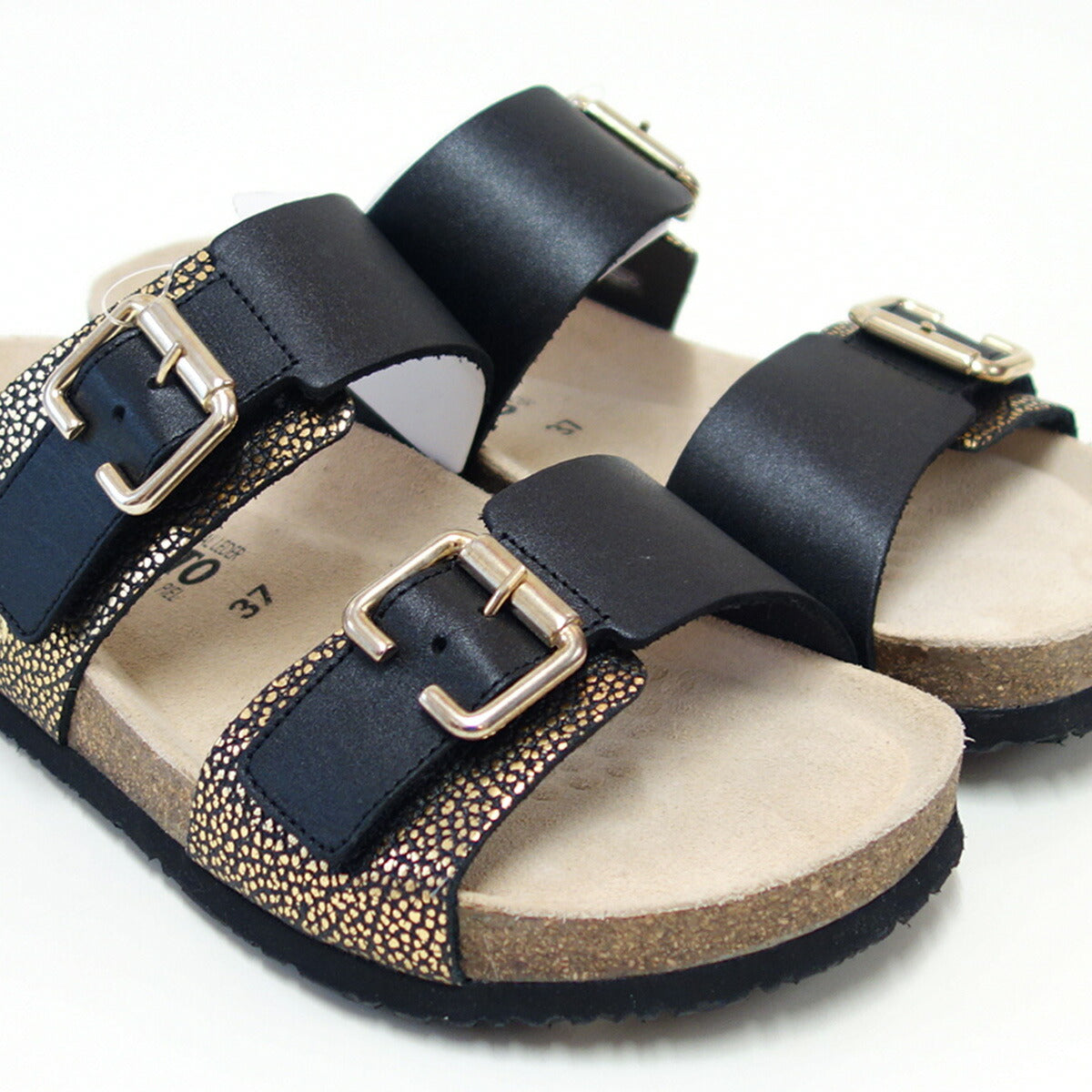 メフィストMEPHISTOMAYA(マヤ)ブラック5144306天然皮革フラットサンダルコンフォートサンダル(レディース)「靴」正規品快適靴旅行