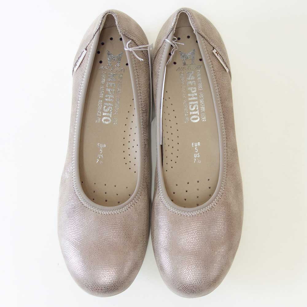 メフィストMEPHISTOEMILIE(エミリー)ライトトープ5144380天然皮革バレエシューズウォーキングシューズスリッポン(レディース)「靴」正規品快適靴旅行